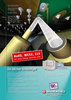 Shimadzu Anzeige