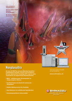 Shimadzu Anzeige